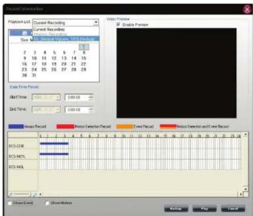 D-LINK DNS340L - My Surveillance - Enregistrement d'informations - 1