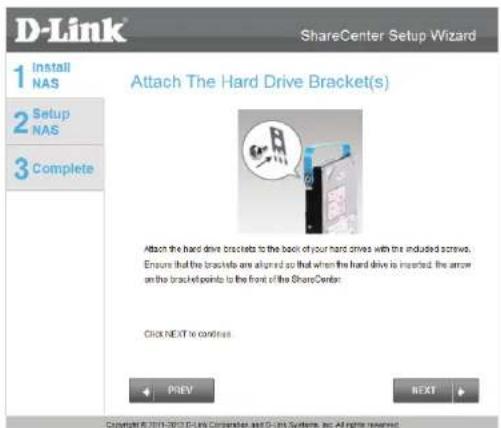 D-LINK DNS340L - Installation des disques durs - 2