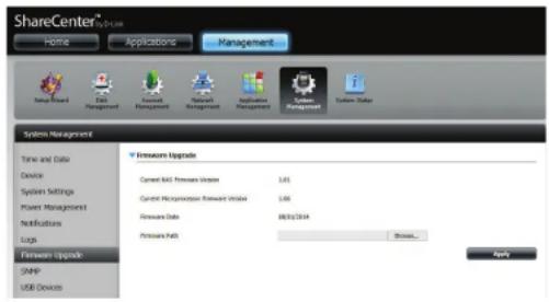 D-LINK DNS340L - Mise à jour du microprogramme - 1