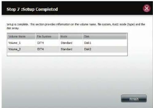 D-LINK DNS340L - Passage de Standard Mode (Mode standard) à RAID 1 ou Raid 5 - 11