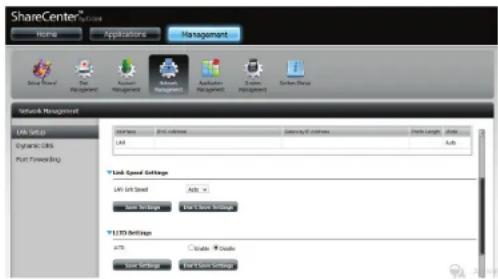 D-LINK DNS340L - Vitesse de connexion et paramètres LLTD - 1