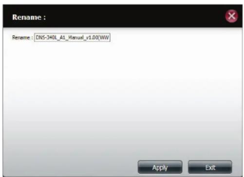 D-LINK DNS340L - Renommer - 2
