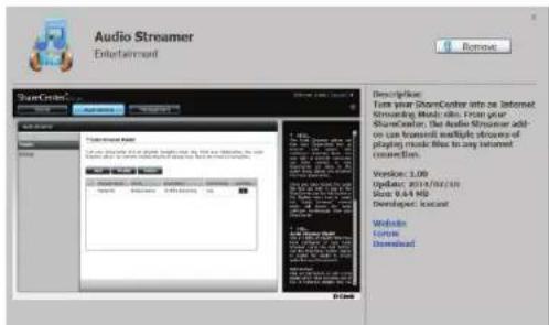 D-LINK DNS340L - Suppression d'une application - 1