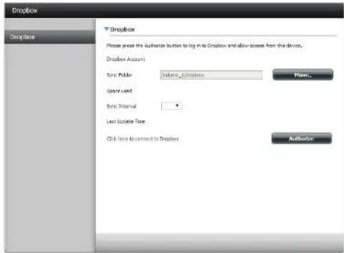 D-LINK DNS340L - Dropbox - 2
