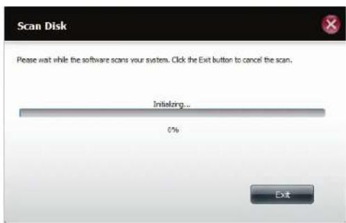 D-LINK DNS340L - Scan Disk (Analyse de disque) - 4