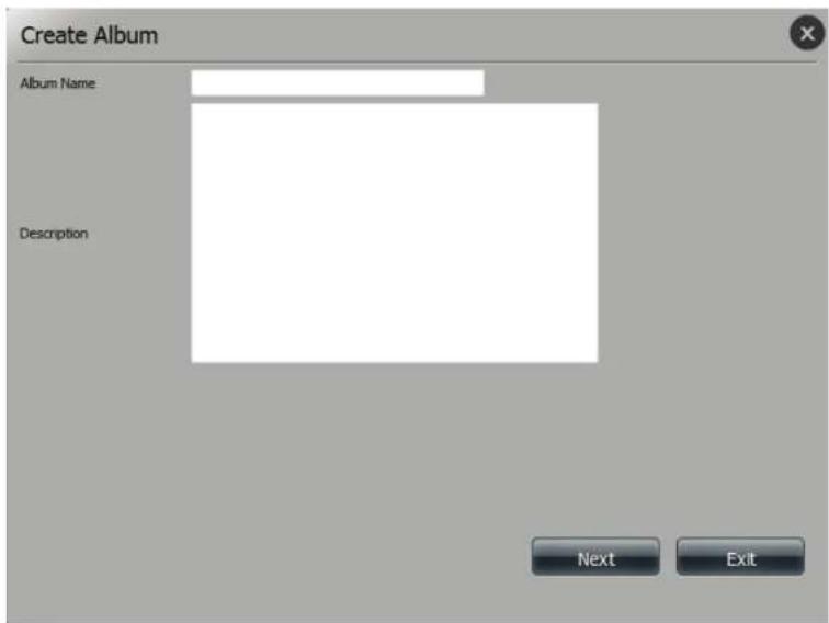 D-LINK DNS340L - Creation d'un album - 1