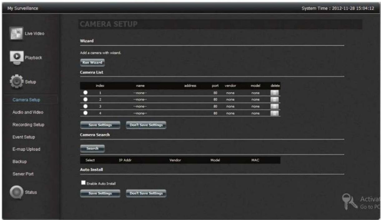 D-LINK DNS340L - My Surveillance - Configuration - Configuration de laamera - 1