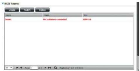 D-LINK DNS340L - Suppression d'une cible iSCSI - 1