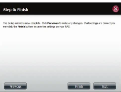 D-LINK DNS340L - Assistant de configuration (interface Web) - 9