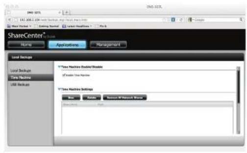 D-LINK DNS340L - Time Machine - 1