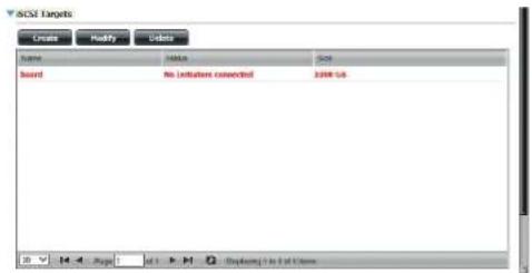 D-LINK DNS340L - Modification d'une cible iSCSI - 1
