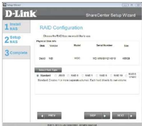 D-LINK DNS340L - RAID standard - 1