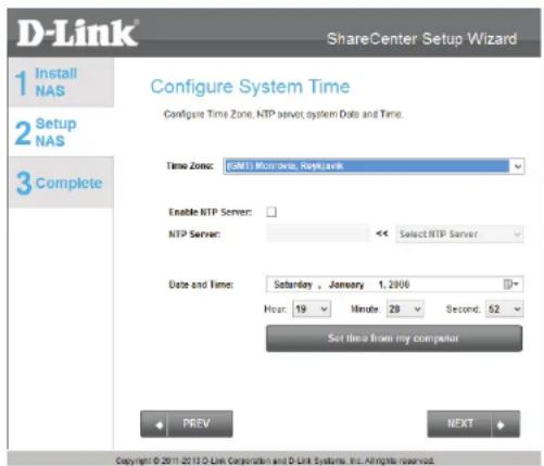 D-LINK DNS340L - Configuration du NAS - 8