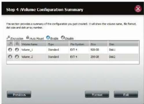 D-LINK DNS340L - Welcome To Hard Drive Configuration Wizard - 8