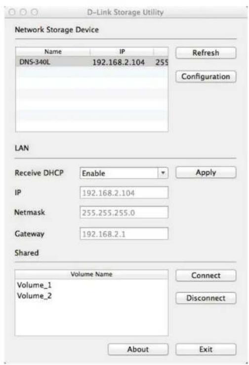 D-LINK DNS340L - Utilitaire de stockage D-Link - Pour Mac - 3