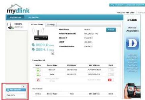 D-LINK DNS340L - Contrôlez votre compte mydlink - 1