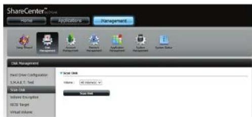 D-LINK DNS340L - Scan Disk (Analyse de disque) - 1