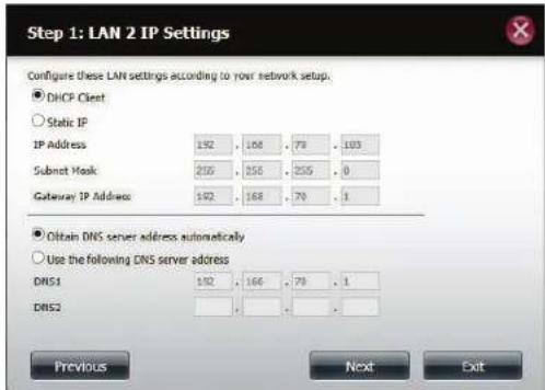 D-LINK DNS340L - Configuration du réseau local - 3