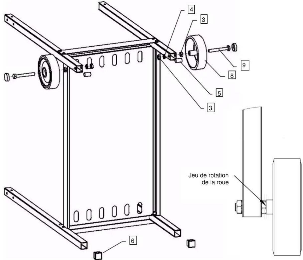 KRAMPOUZ KHEA04 - Assemblage des roues - 1