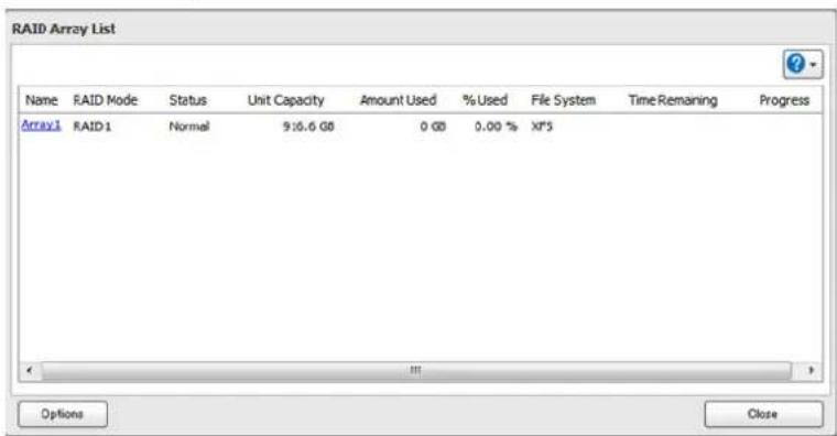BUFFALO LinkStation 420 NVR - Modification du mode RAID - 4