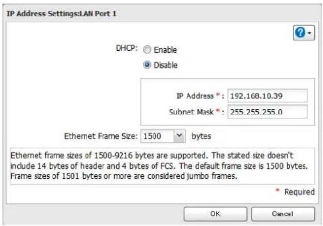 BUFFALO LinkStation 420 NVR - Modification de l'adresse IP - 4