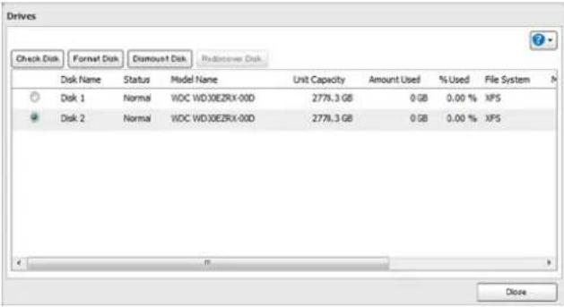 BUFFALO LinkStation 420 NVR - Formatage des disques - 6