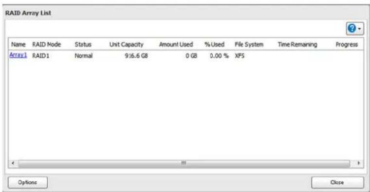 BUFFALO LinkStation 420 NVR - Utilisation du mode JBOD - 4