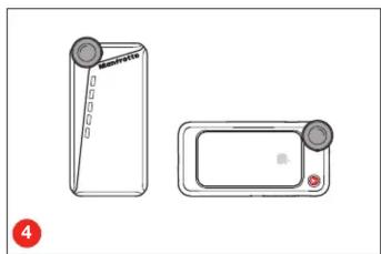 MANFROTTO MOKLYP6WT - for iPhone® 5/5s/6/6 Plus - 5