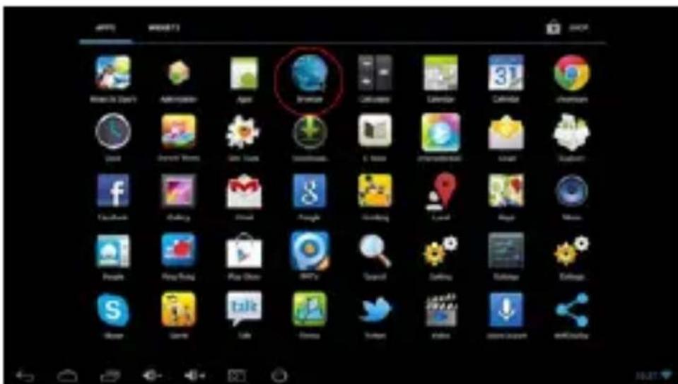 Billow MD02TV - Comment ouvrir des applications - 1