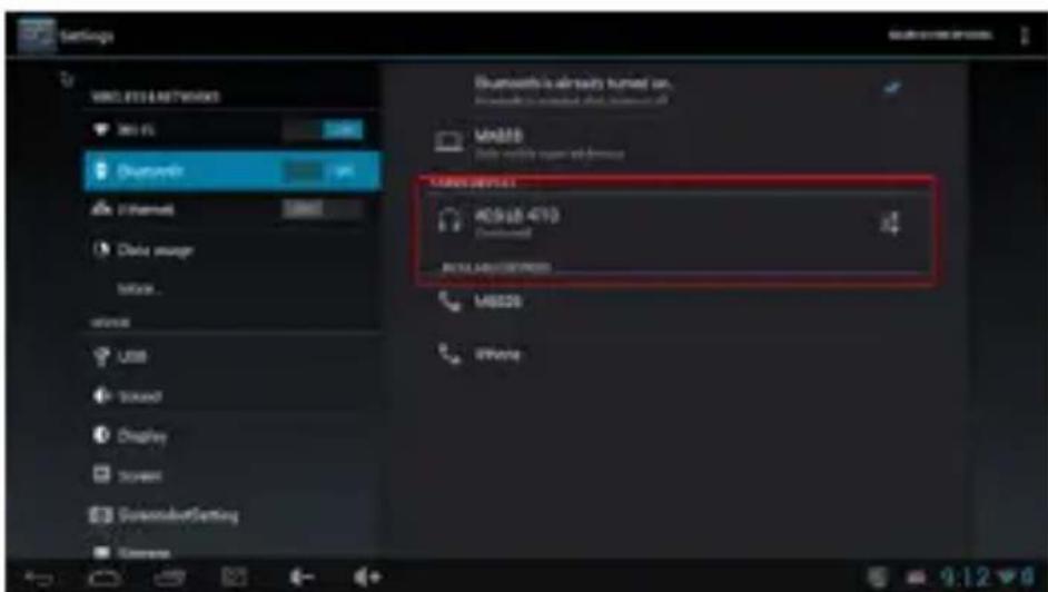 Billow MD02TV - Bluetooth Connection - 3