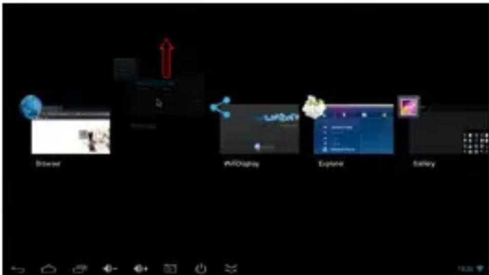 Billow MD04TV - Applications récemment utilisées - 2