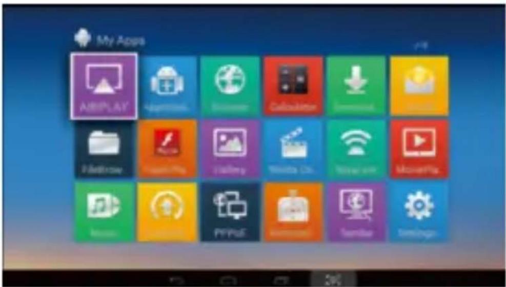 Billow MD04TV - Como abrir aplicaciones - 2