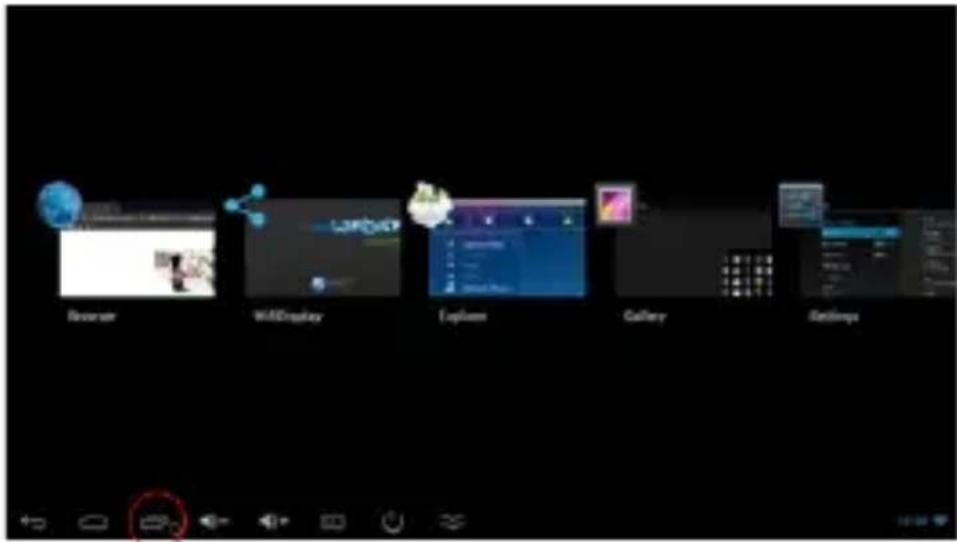 Billow MD04TV - Applications récemment utilisées - 1