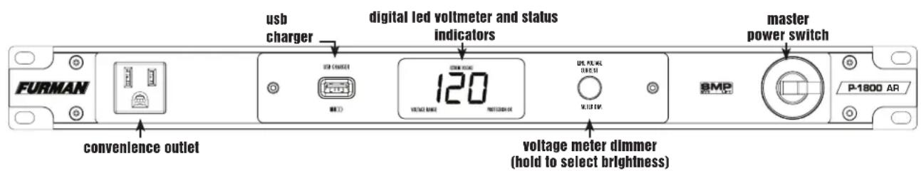 Furman P1800 AR - SPECIFICATIONS - 1