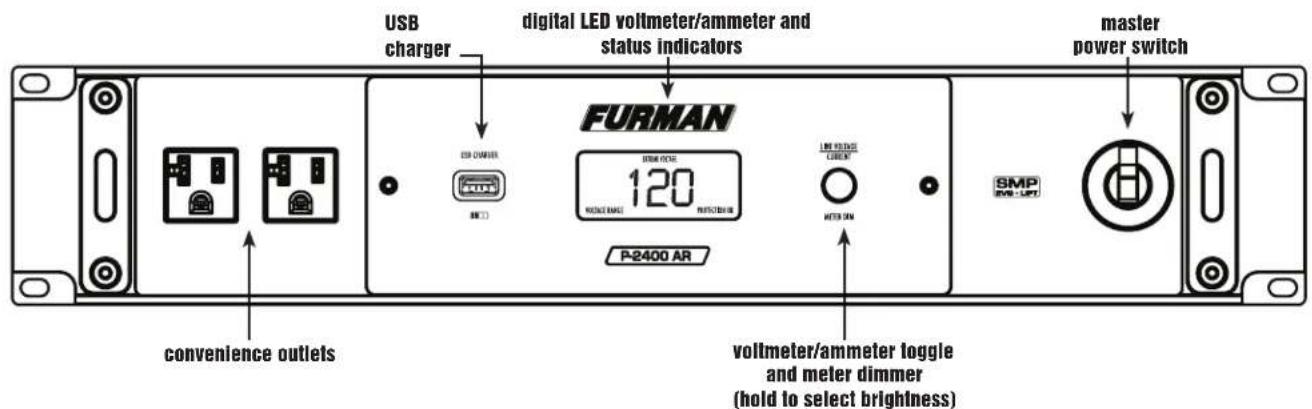 Furman P2400 AR - SPECIFICATIONS - 1