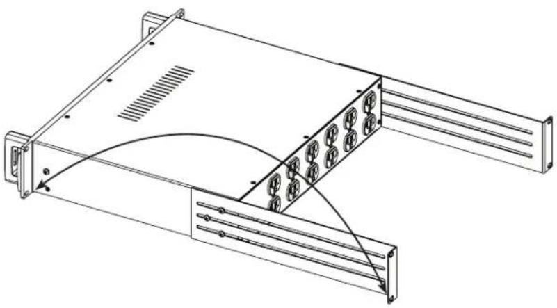 Furman P2400 AR - REAR RACK EAR MOUNTING (Figure 1.a) - 2