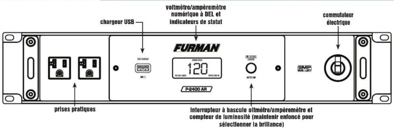 Furman P2400 AR - CARACTÉRISTIQUES DU P-2400 AR DE FURMAN - 1