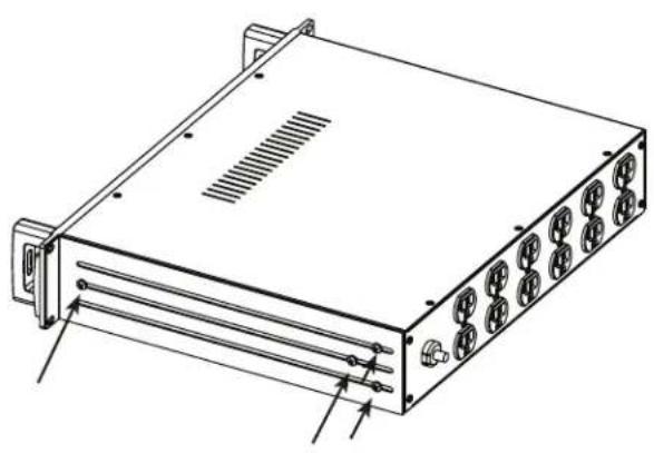 Furman P2400 AR - REAR RACK EAR MOUNTING (Figure 1.a) - 1