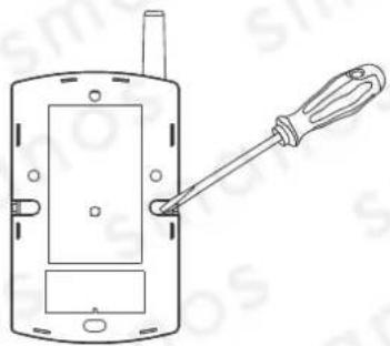smanos FD2100 - Remplacement des piles - 1
