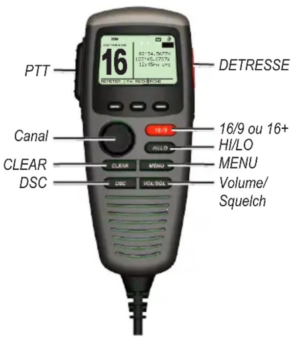 GARMIN VHF 300 AIS - Combinés Garmin de la série GHS - 1