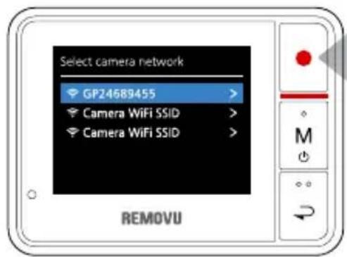 Removu R1+ - Wi-Fi 连接: GoPro与魅克 连接 31 (HERO4, 4 session) - 1
