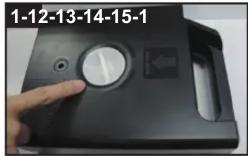 XYZ PRINTING RFPLCXUS04E - Enlever le bouchon souver la cartouche fermer - 1