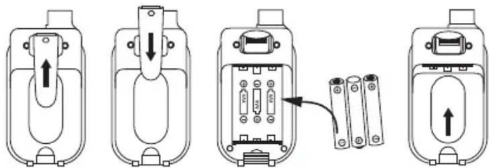 BRENNENSTUHL TRX 3500 - Colocación de las pilas - 1