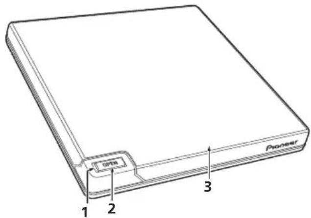 PIONEER BDRXD05S - Disc Cover - 1