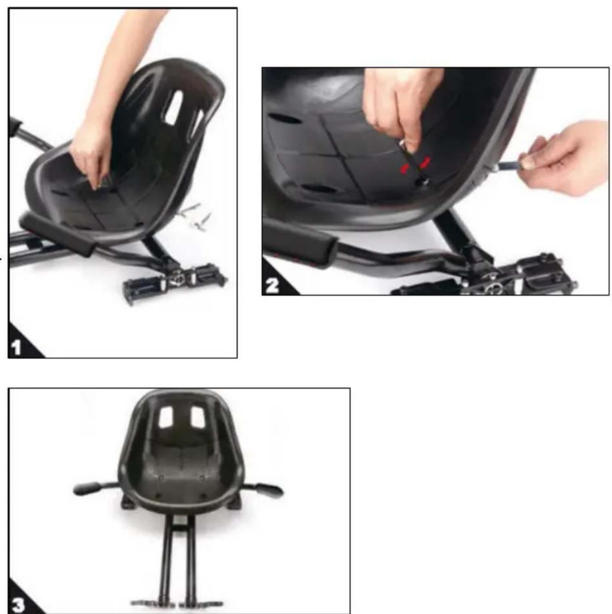 NILOX DOC KART - MONTAJE DEL BASTIDOR-ASIENTO Y PALANCAS DE MANDO - 2