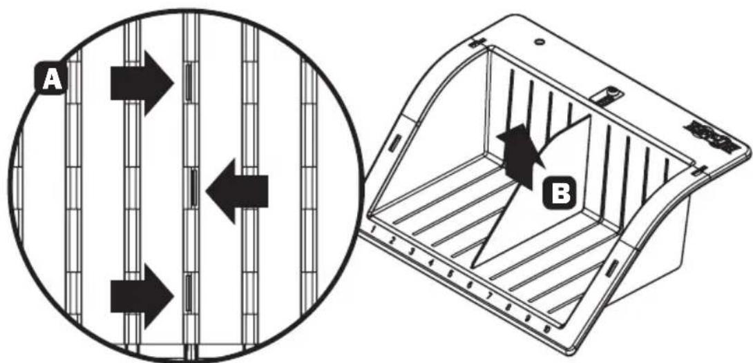 Tripp Lite CSD1006USB - Ajuste de los Divisores de Estante de Almacenamiento (Todos los Modelos) - 1