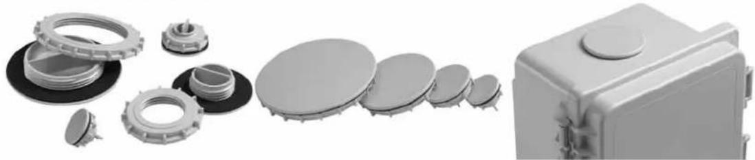 Hoffman AS100SS - HOL-SEALERsTM NON-METALLIC HOLE SEALS - 1