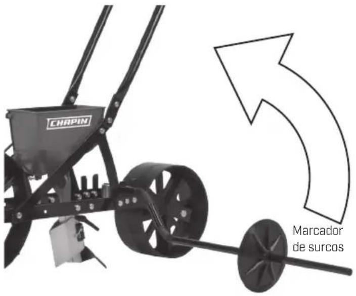 Chapin Garden Seeder W 6 Seed Plates 8701B - Ensamblaje del Marcador de surcos - 5