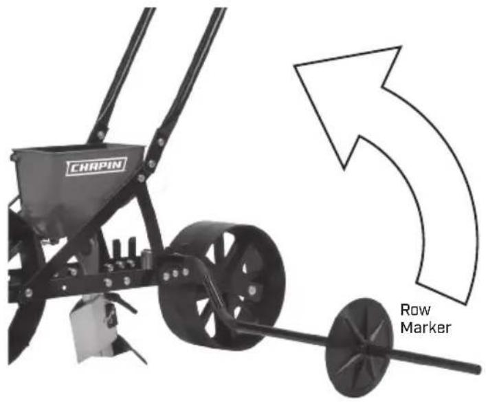 Chapin Garden Seeder W 6 Seed Plates 8701B - Row Marker Assembly - 5