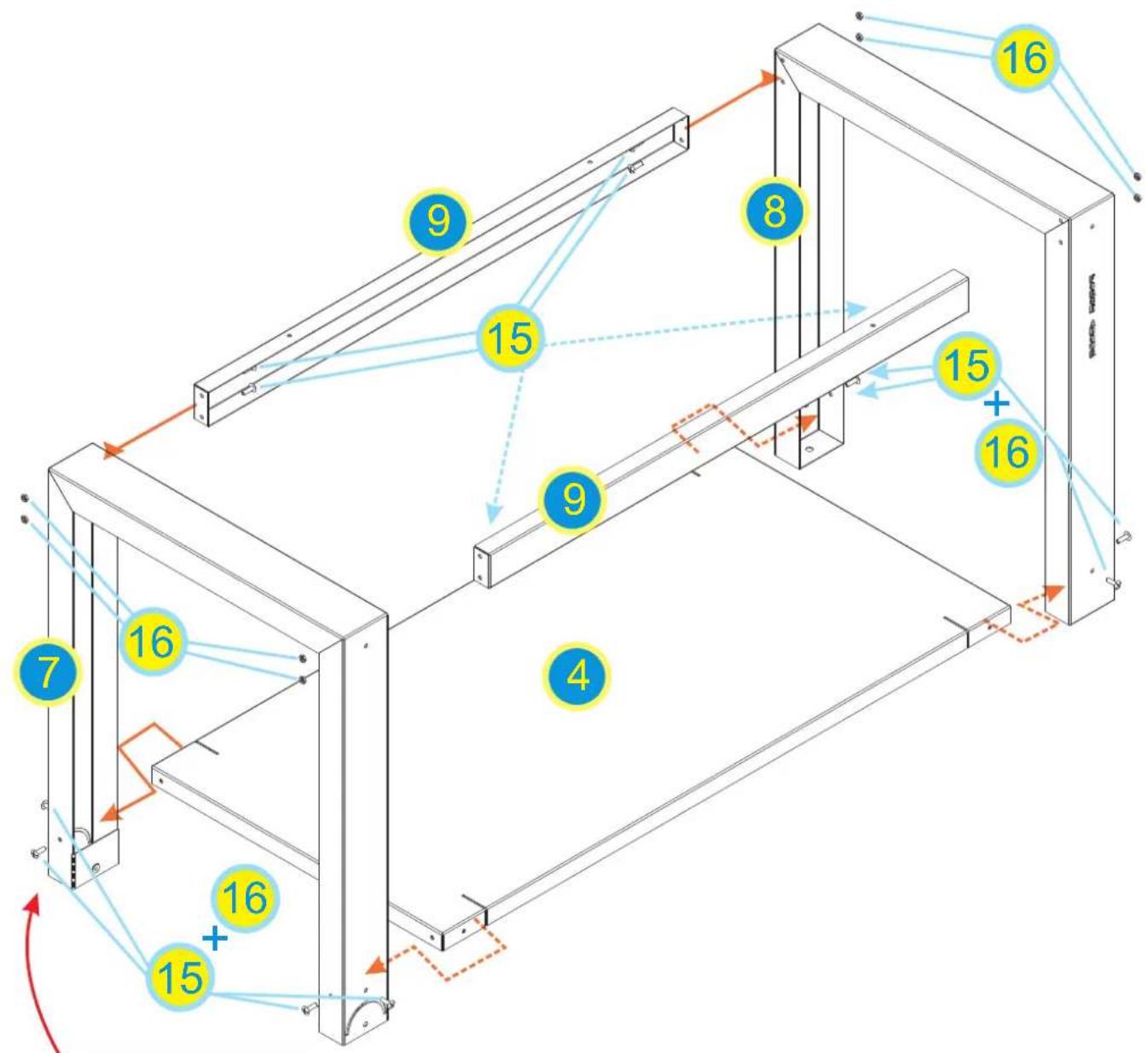 FORGE ADOUR TRCF 46 - NOTICE DE MONTAGE TRCF - 2